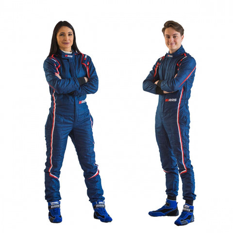 Race suit RRS EVO Monte Carlo Dark Blue / Red - FIA 8859-2018