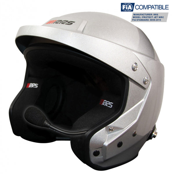 Helmet RRS PROTECT WRC "SPORT PLUS" FIA 8859-2015/Snell Sa2020 Grey