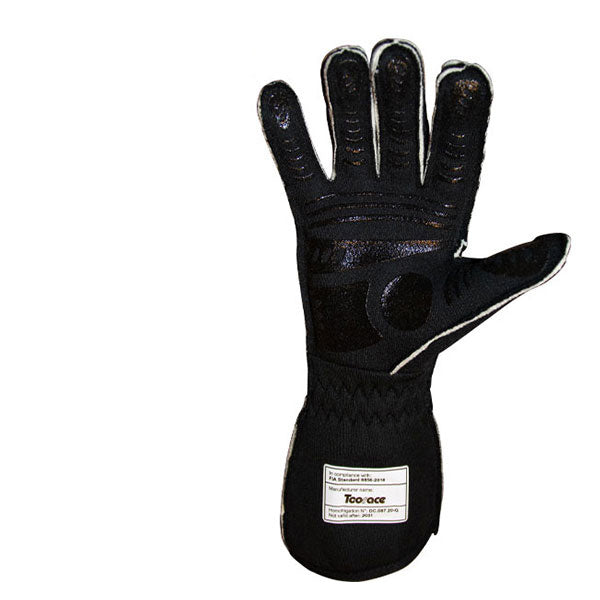 FIA RRS DYNAMIC 2 gloves (External seams) - Black - FIA 8856-2018