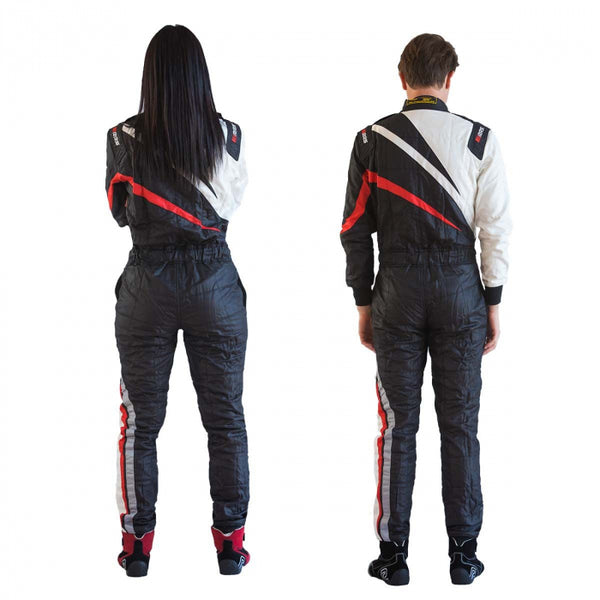 Race suit RRS FIA EVO Dynamic Black / Red - FIA 8856-2018
